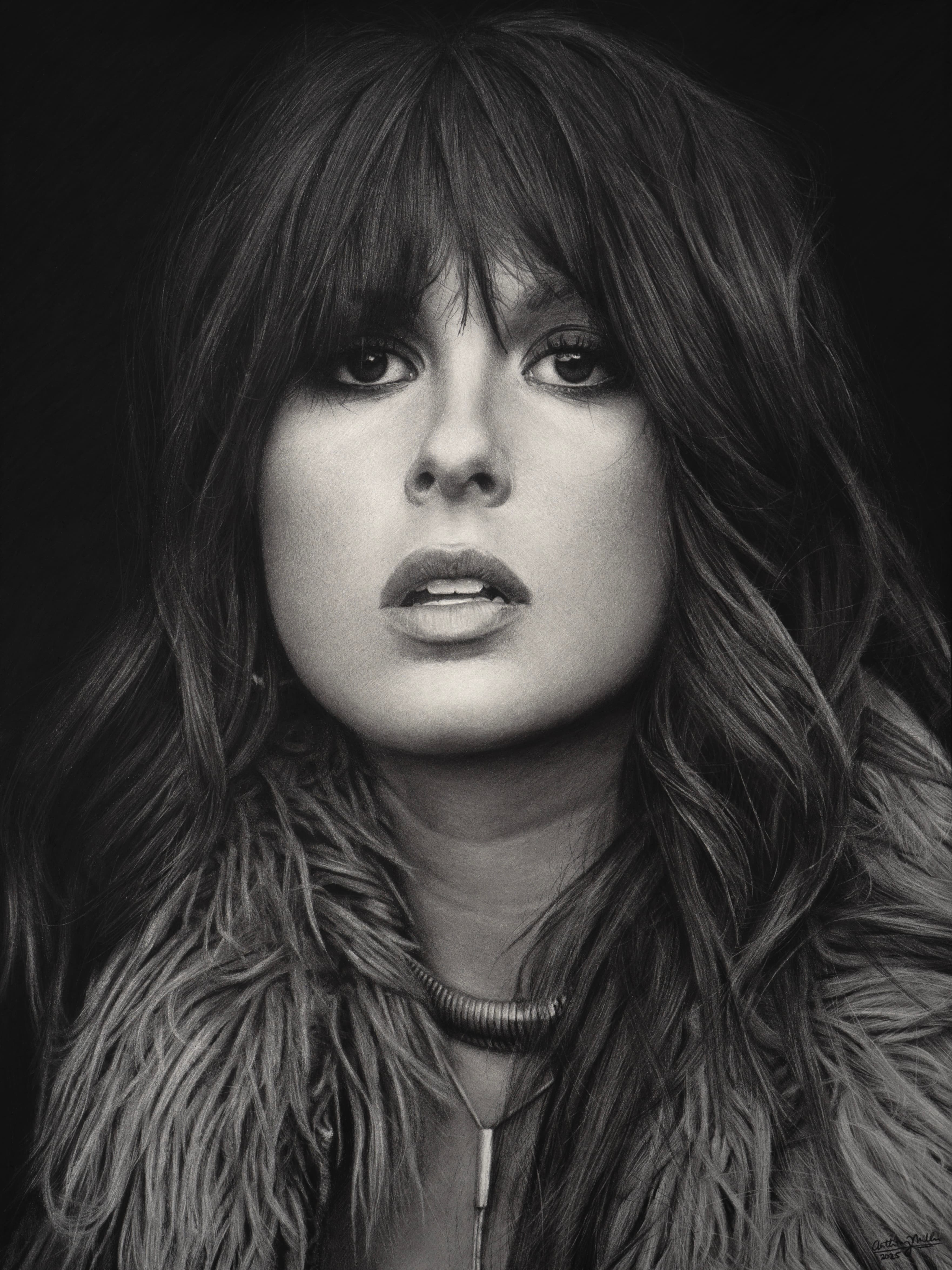 Hyper-realistic portrait of Ella Langley